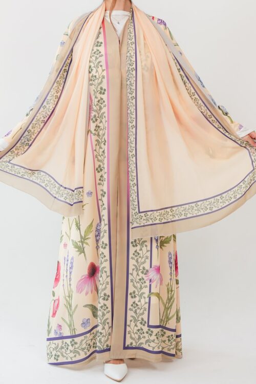 Sahara Blossom Abaya and Sheila