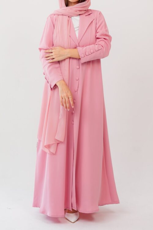 Velour Mist Abaya and Sheila