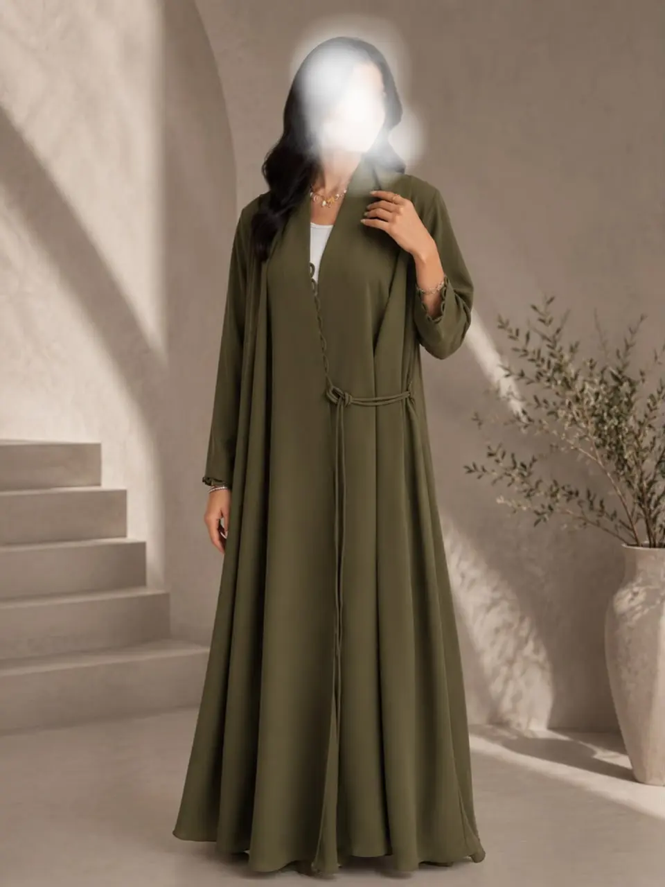 Pearl Flow Abaya