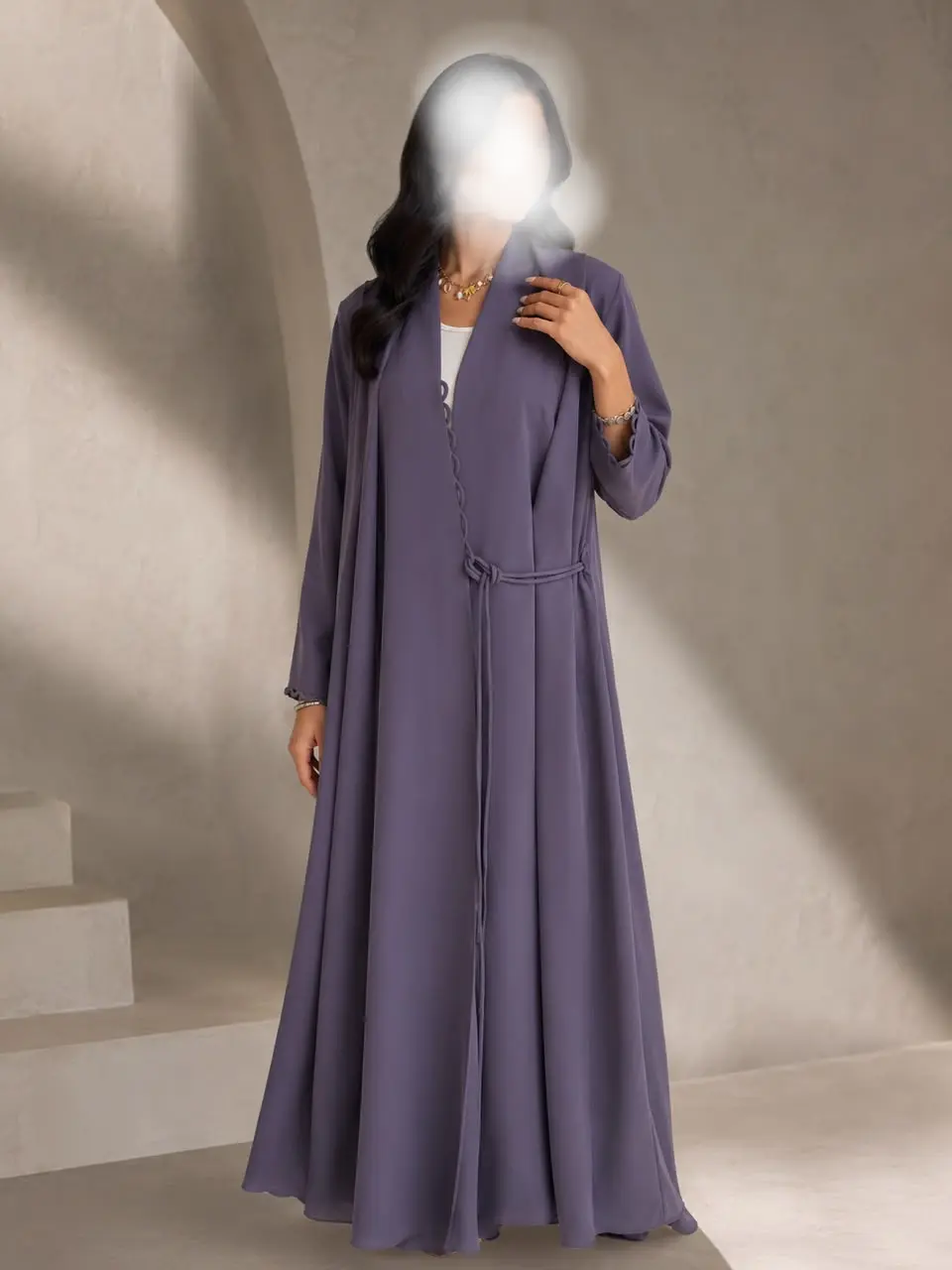 Pearl Flow Abaya - Image 2